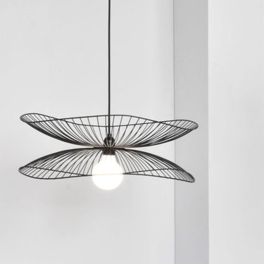 bent iron wire pendant light