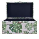 distressed monster leaf design box for keepsakes or stationery