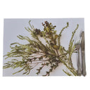 disposable paper placemats in a fynbos print
