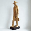 Gold man ornament with abstract design