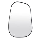 Iseo wall mirror framed in black steel.