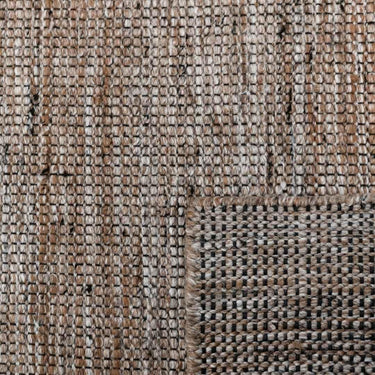Kasbah Outdoor Rug close-up showing recycled PET polyester weave