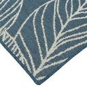 UV-resistant blue rug for living rooms or patios