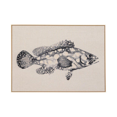 Marine Majesty Wall Art Sea Sand with textured linen canvas and hand-painted finish