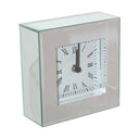 Mirror Bedside Desk Clock by Woodka Interiors
