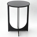 Contemporary round side table for compact modern spaces