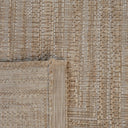Durable polypropylene runner rug in jute-inspired style