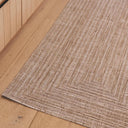 Easy-care kitchen runner in earthy jute tones