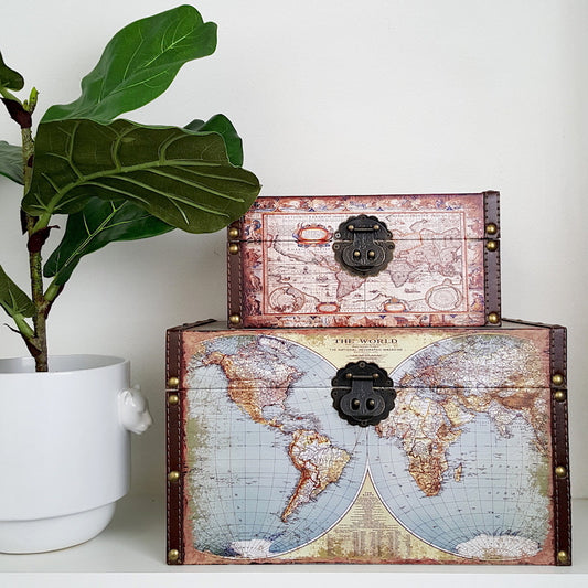 decorative boxes by Woodka Interiors