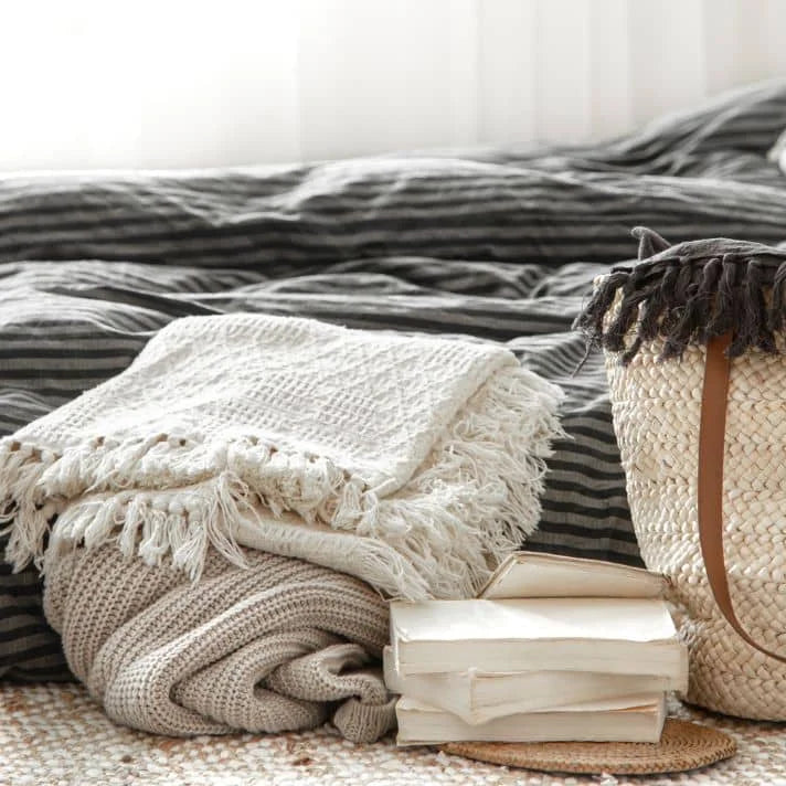 Throw Blanket Storage Made Easy