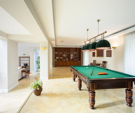 Pool table in Man cave