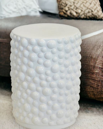 ceramic stool for garden seating and indoor decor