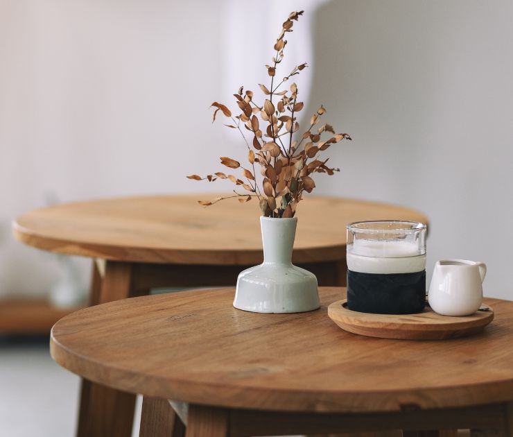 Wooden Stools and Side Tables into Your Home Decor