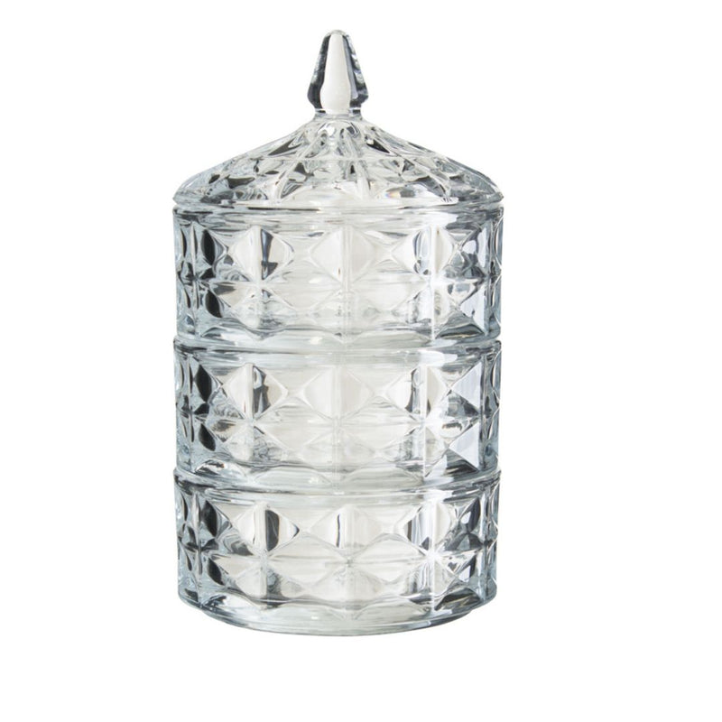stackable glass storage set