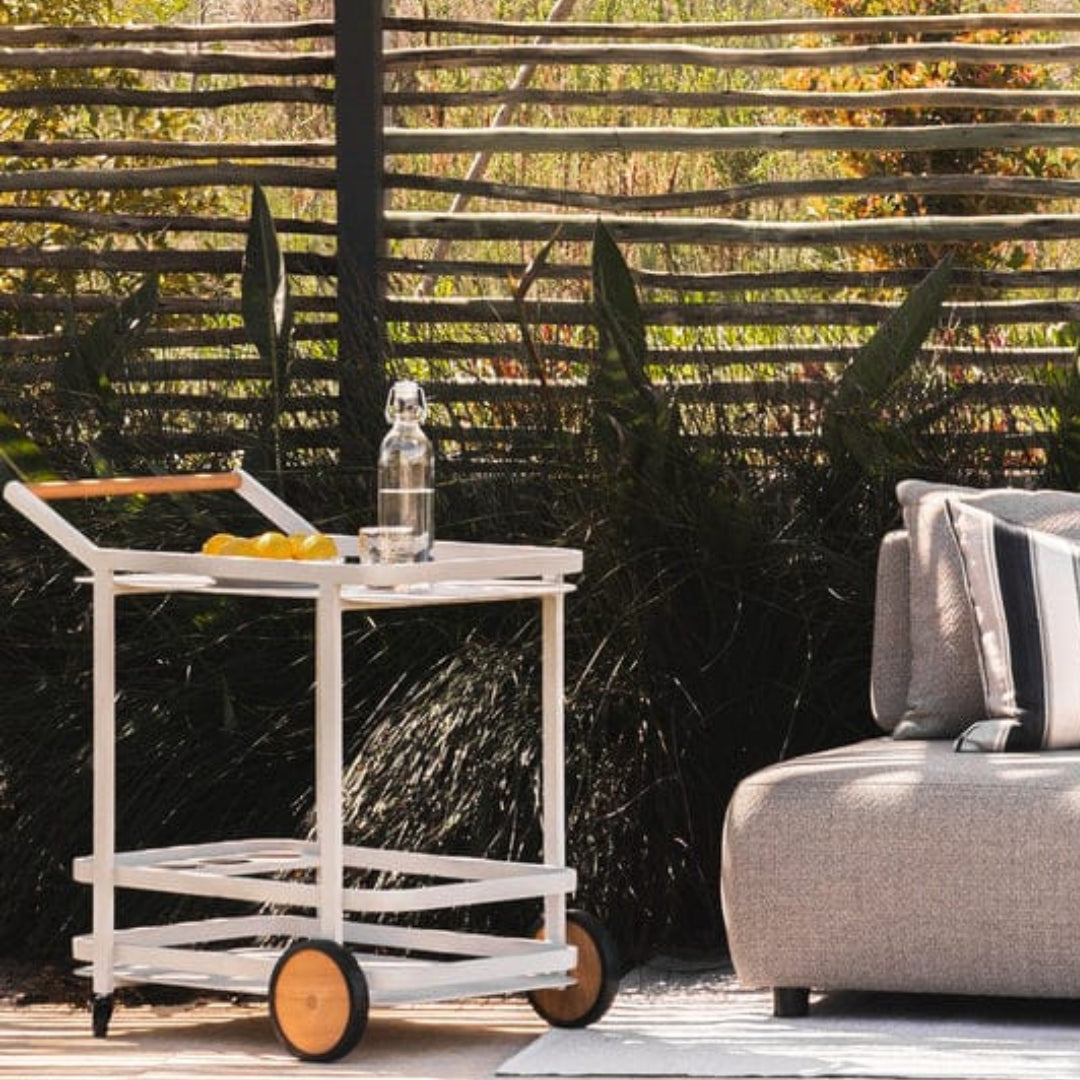 Alfresco Dune Outdoor Drinks Trolley Woodka Interiors