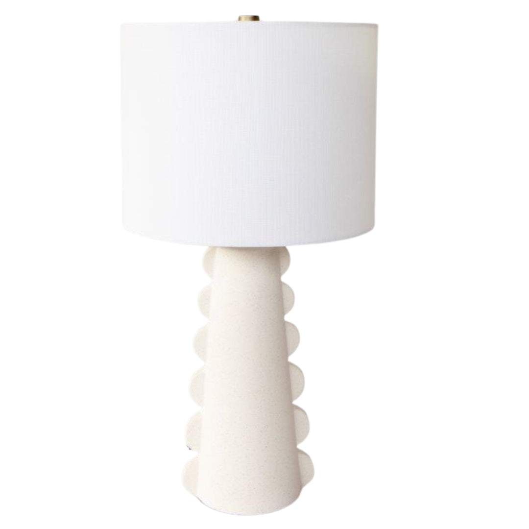 Arc White Ceramic Lamp