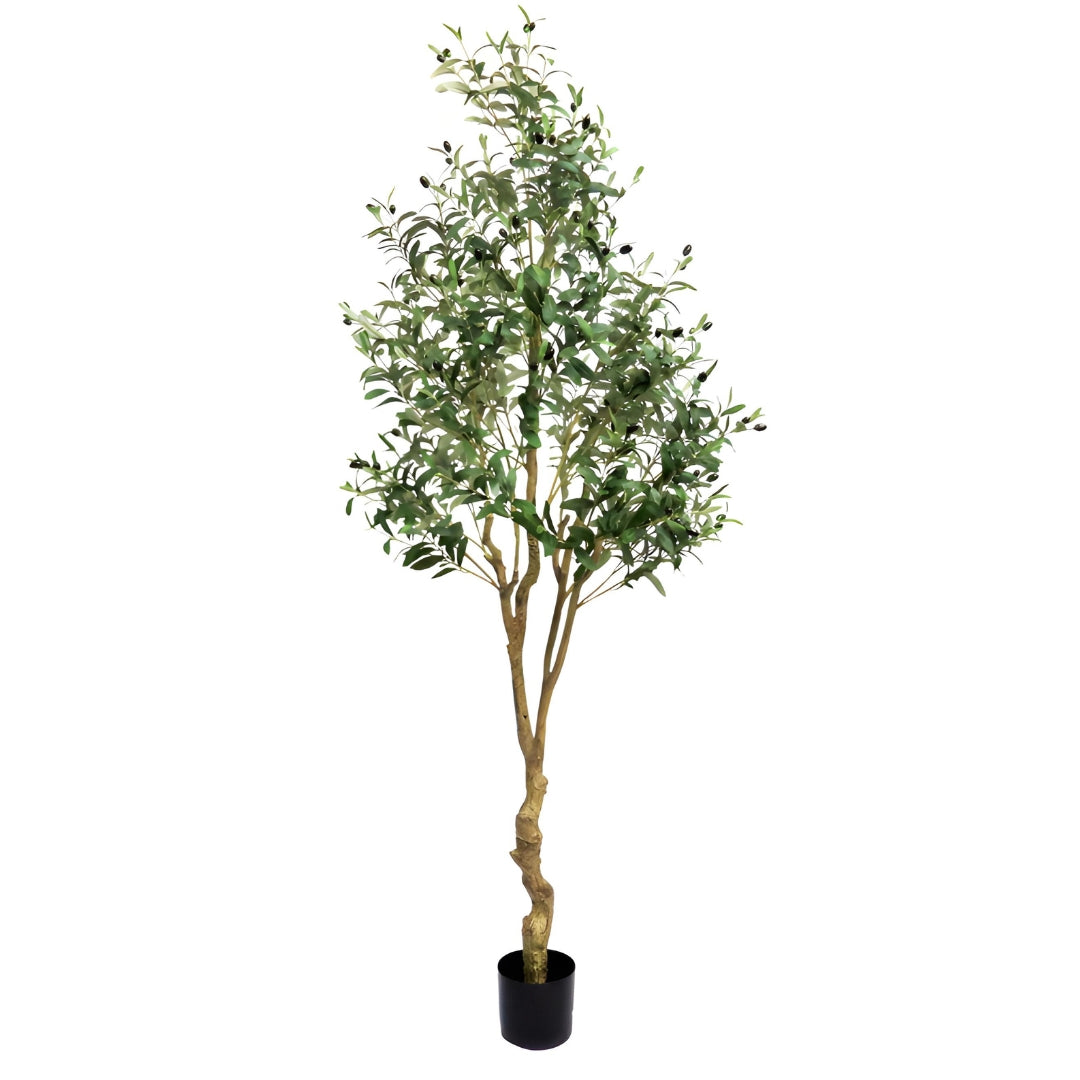 Artificial Olive Tree with green leaves and faux olives