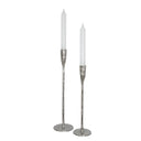 Set of 2 metal candle holders