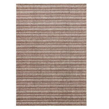 Handloom-crafted rug in neutral shades