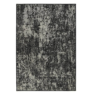 Azulejo Black Area Rug