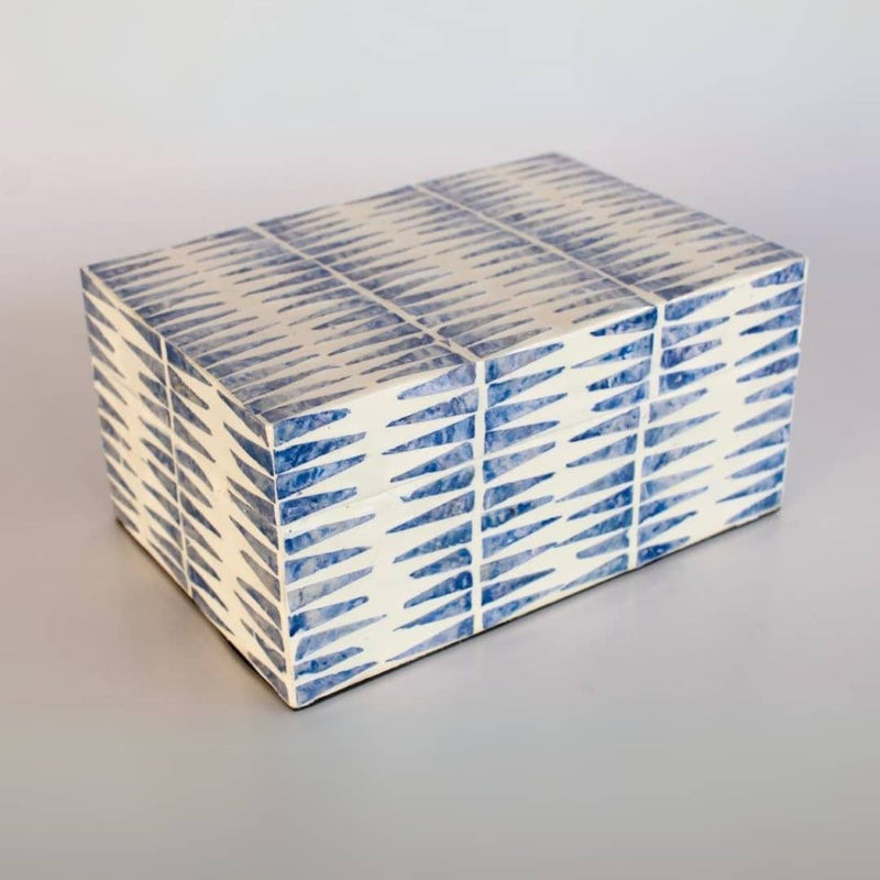 Blue and white Azure decorative box 