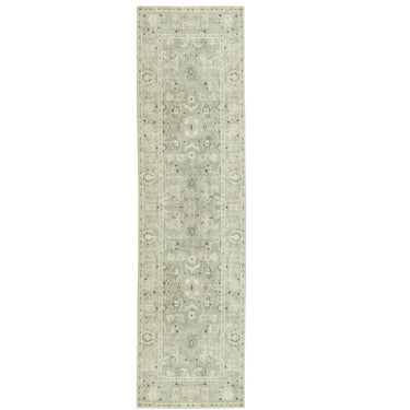 Baroness long runner rug limestone