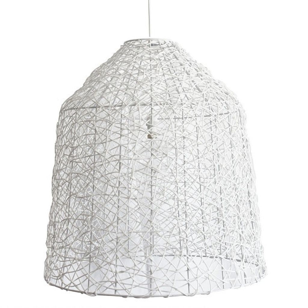 Modern Bell woven Pendant Light for Home Decor by Woodka Interiors