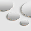 Birch Frameless Round Mirror Set of 4