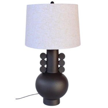  Black Ceramic Table Lamp  perfect for placing on a console table in your hallway.