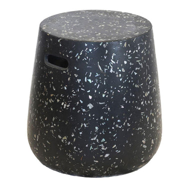 black terrazzo side table for living room