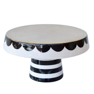 large Black and White Cake Stand 