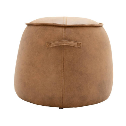 Boulder Stool in Tan By Woodka Interiors
