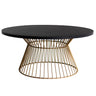 Bowtie Metal Coffee Table in Gold – Modern, elegant design for stylish living room decor