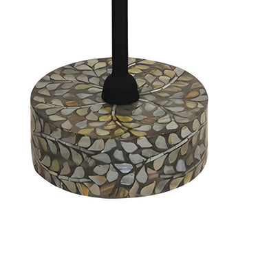 Stylish Capiz End Table base with unique shell design, available online at Woodka Interiors South Africa.