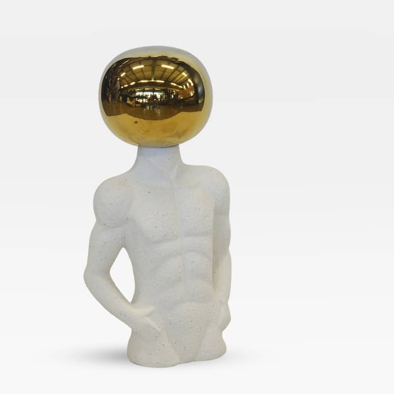 Ornaments | Round Head Ceramic Figurine 