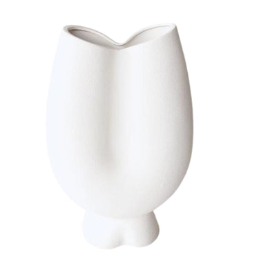 Large Ceramic Vase , White
