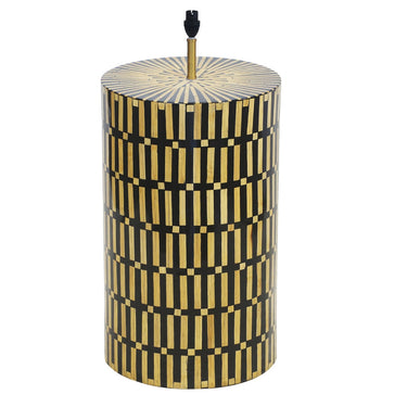 Beautifully crafted bamboo lamp base with a refined natural touch.