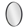 Classic Black Round Mirror