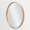 Classic Bronze Round Mirror Woodka Interiros