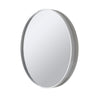 Classic White Round Mirror
