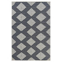 UV-resistant CONGO BRONZE area rug with Congolese-inspired design