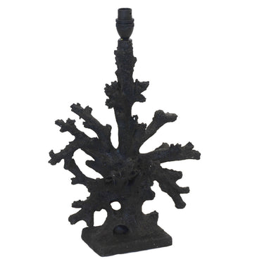 Coral Lamp Base Black