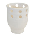  Crater Ceramic Vase with a grained texture by Woodka Interiors