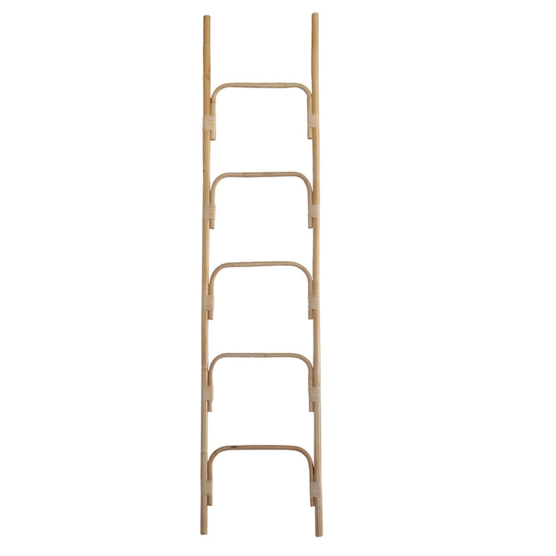 200cm bamboo ladder for towels or throw blankets