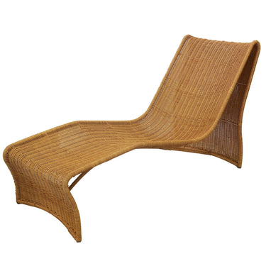 Curved Outdoor Lounger Natural Woodka Interiors Outdoor Furniture