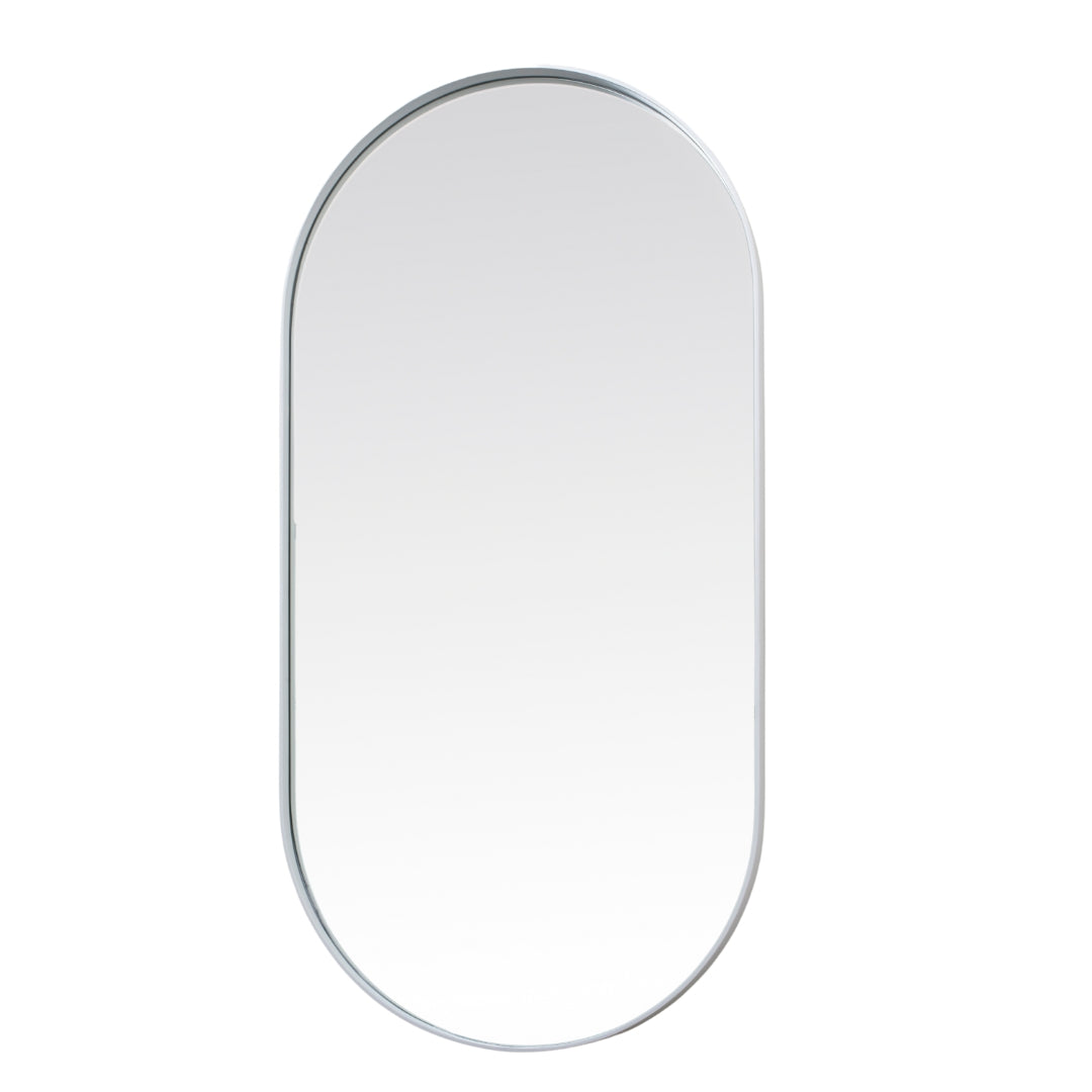 Deep Frame Pod Mirror White – Chic decor mirrors 