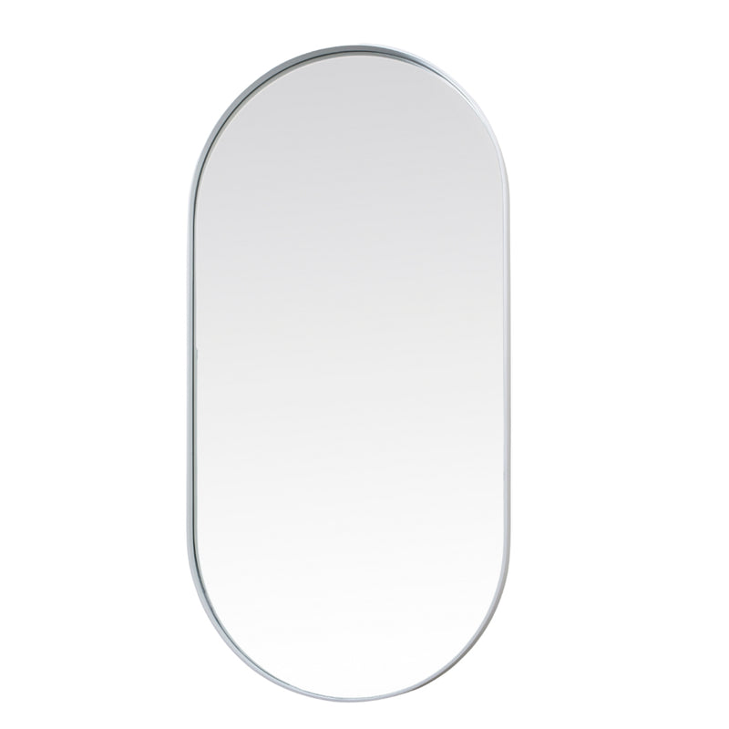 Deep Frame Pod Mirror White – Chic decor mirrors 