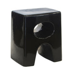 Eden Black Ceramic Stool