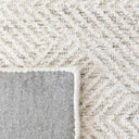 El Dorado Soft Underfoot Rug in pearl closeup