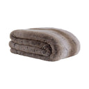Elk Faux Fur Throw Dark Brown By Woodka Interiors